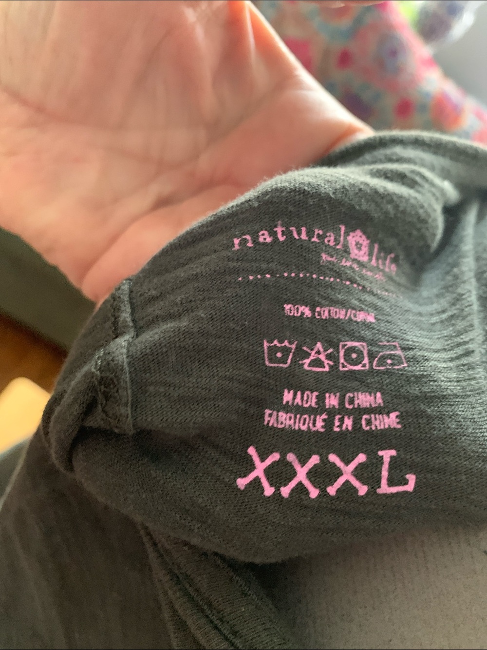 NATURAL LIFE Tee with floral Print XXXL - Picture 5 of 5